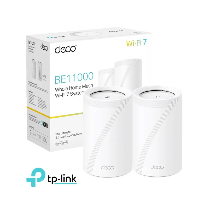 TP LINK - Deco BE65 2 Pack Mesh Sistema Wi-Fi 7 BE11000