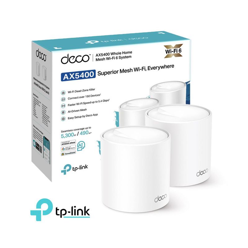 TP LINK - Deco X60 2 Pack Mesh Sistema Wi-Fi 6 AX5400