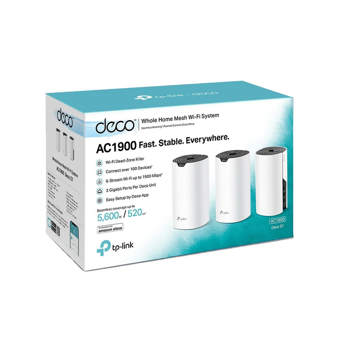 TP LINK - Deco S7 3 Pack Mesh Sistema Wi-Fi 5 AC1900