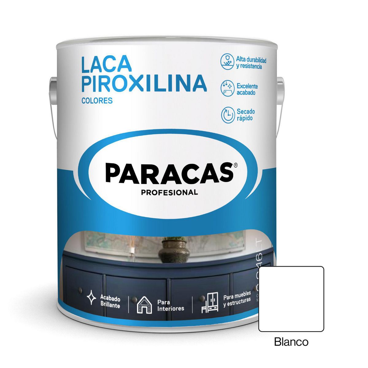 PARACAS - Laca Piroxilina Blanca 1/4 gl