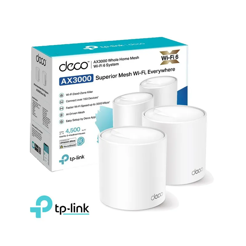 TP LINK - Deco X50 2 Pack Mesh Sistema Wi-Fi 6 AX3000