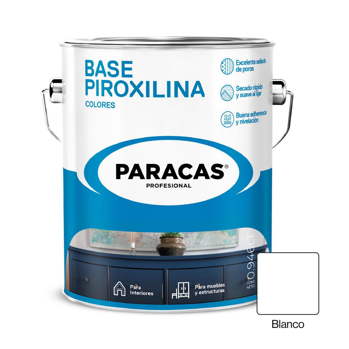 PARACAS - Base Selladora Blanca 1/4 gl