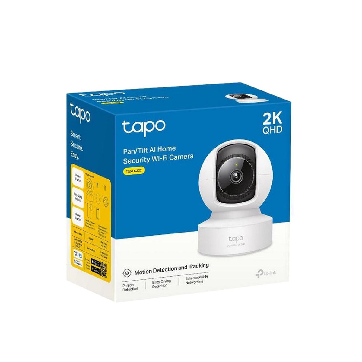 TP LINK - Tp-Link Cámara Seguridad TapoC222 2K Audio Bidireccional Detección de llanto