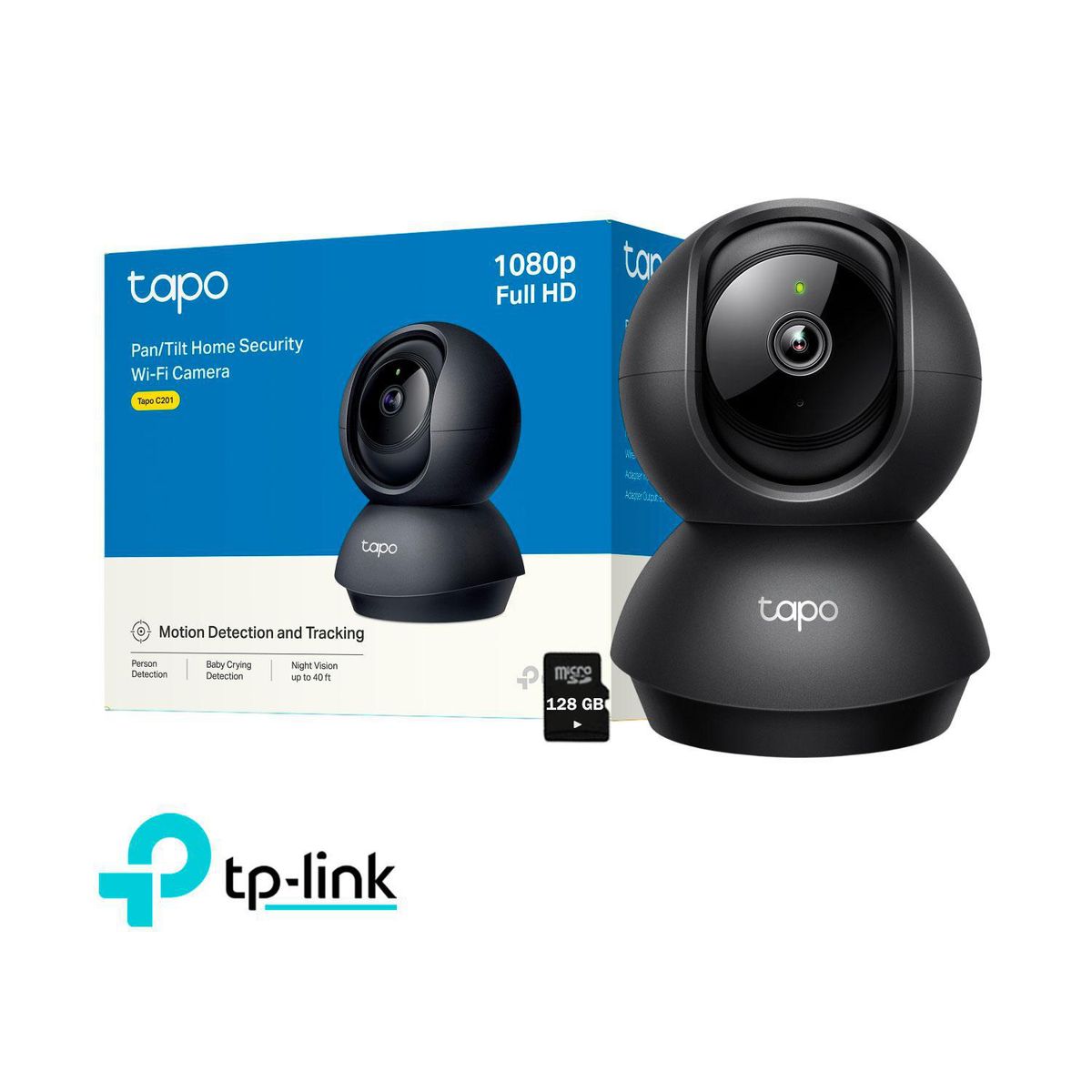TP LINK - Tp-Link Cámara Seguridad Tapo C201 2MP Detección IA Audio Bidireccional 128GB