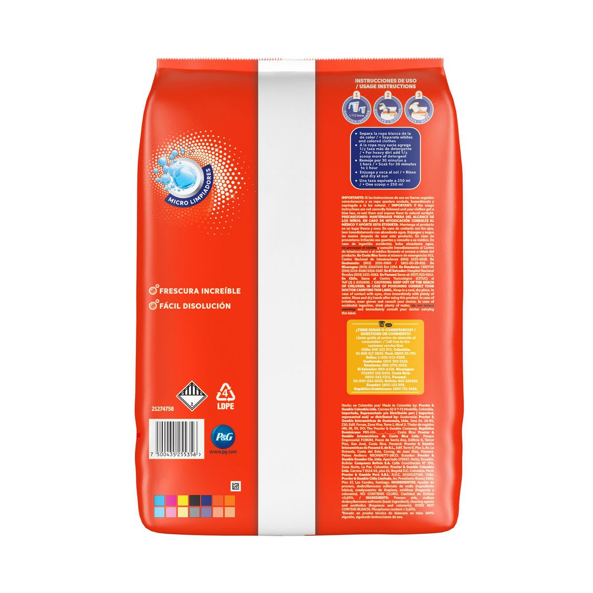 ACE - Detergente en Polvo Ace Limpieza 1.5Kg