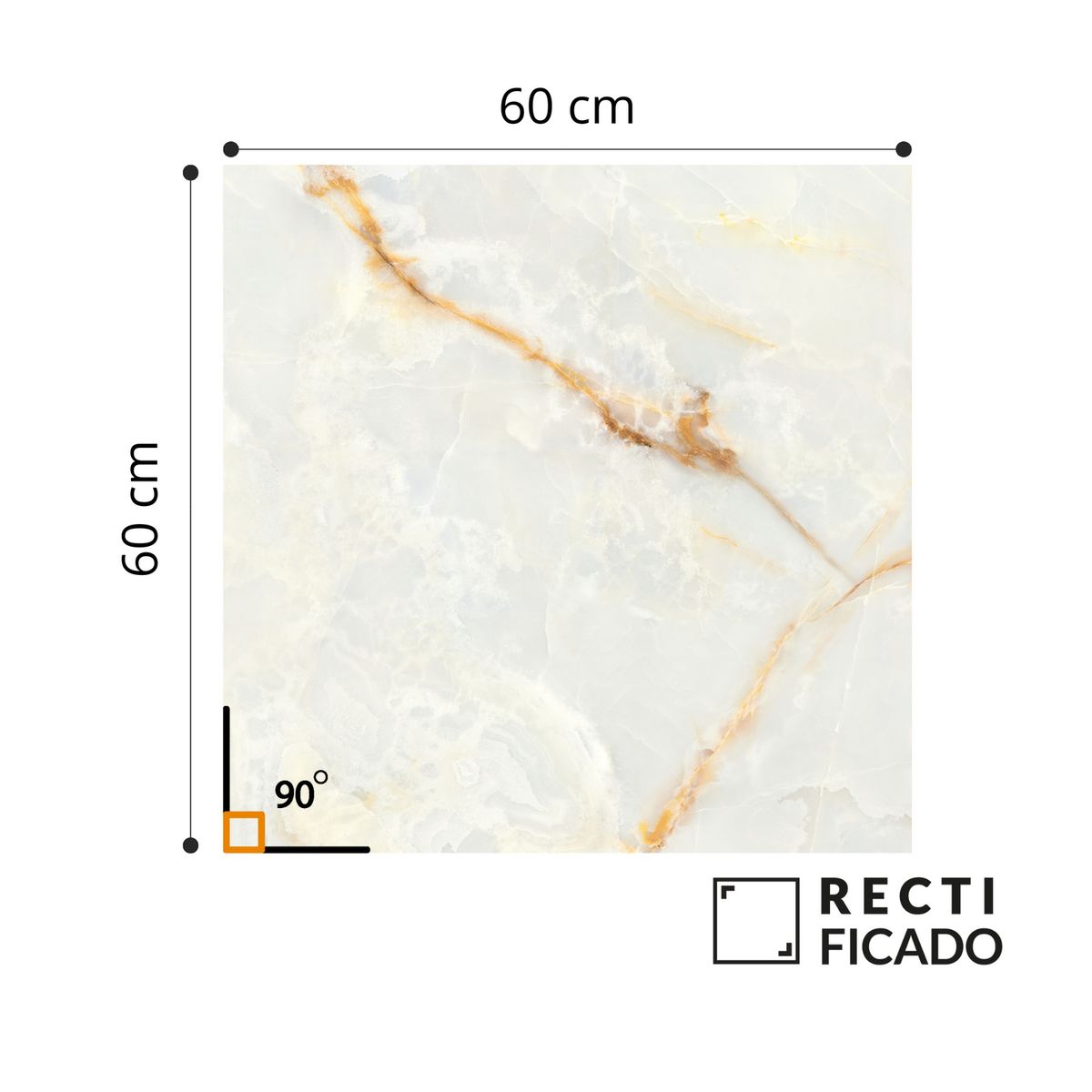 AURA - Cerámica Marmolizado Crema Aurora 60x60cm 1.44m2