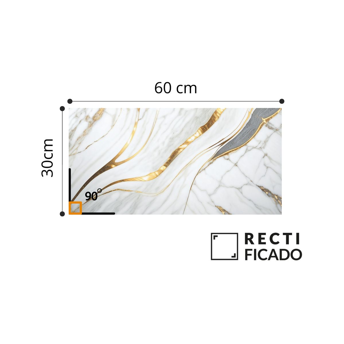 AURA - Cerámica Marmolizado Gris Claro Jaisel 30x60cm 1.62m2