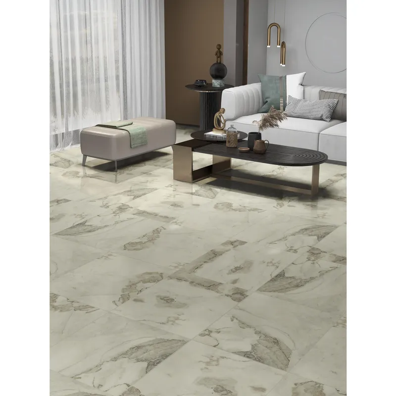 AURA - Cerámica Marmoladas Marmolizado Marfil 60x60cm 1.44m2