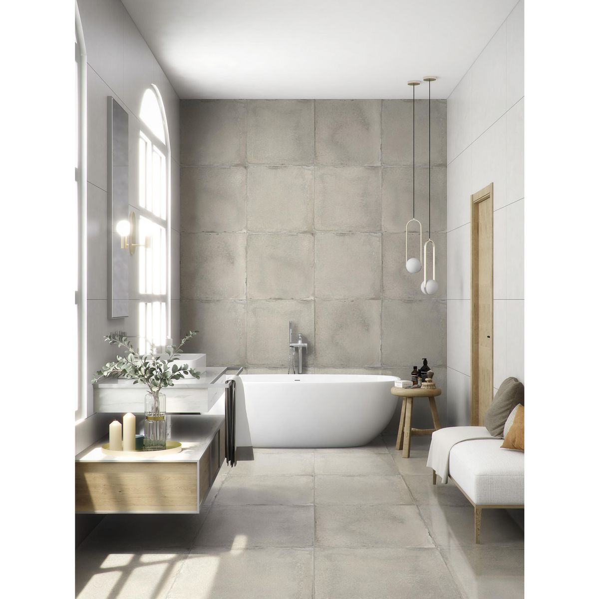 AURA - Cerámica Rústicos Gris Arashi Timber 60x60cm 1.44m2