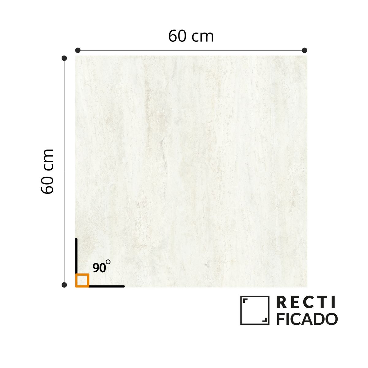 AURA - Cerámica Marmolizado Gris Claro Lucca Grey 60x60cm 1.44m2
