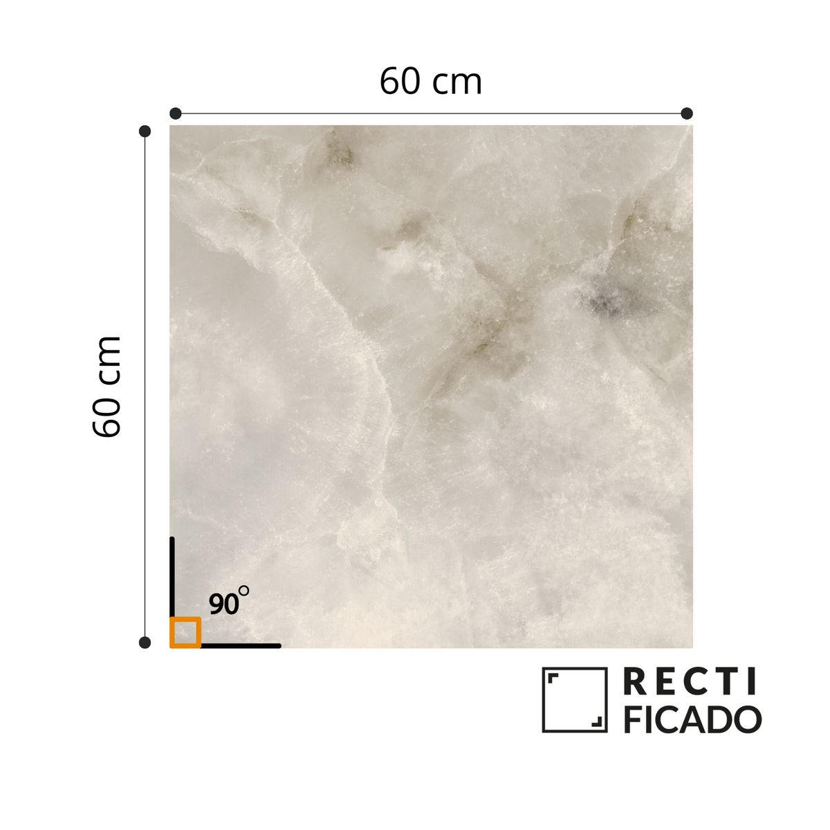 AURA - Cerámica Marmolizado Gris Burdur 60x60cm 1.44m2