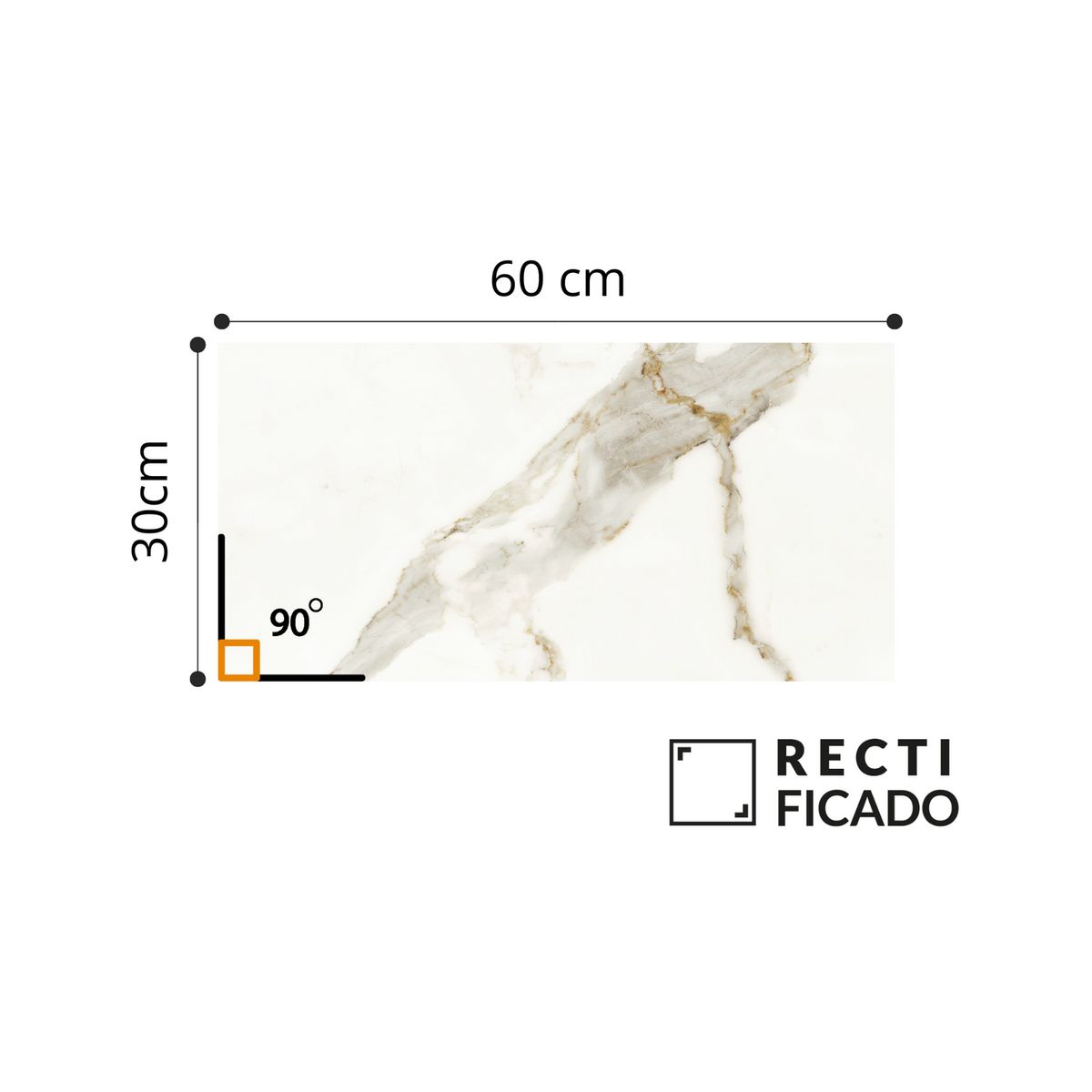 AURA - Cerámica Marmolizado Gris Claro Streifen 30x60cm 1.62m2