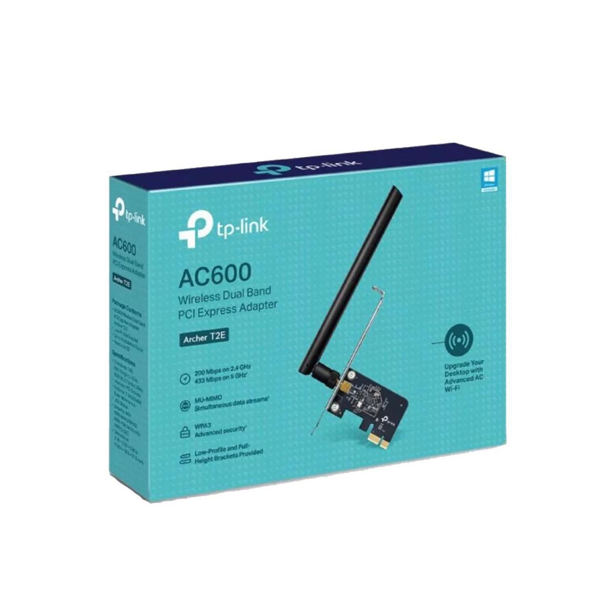TP LINK - TP-Link Archer T2E Adaptador PCI Express inalámbrico Dual Band AC600