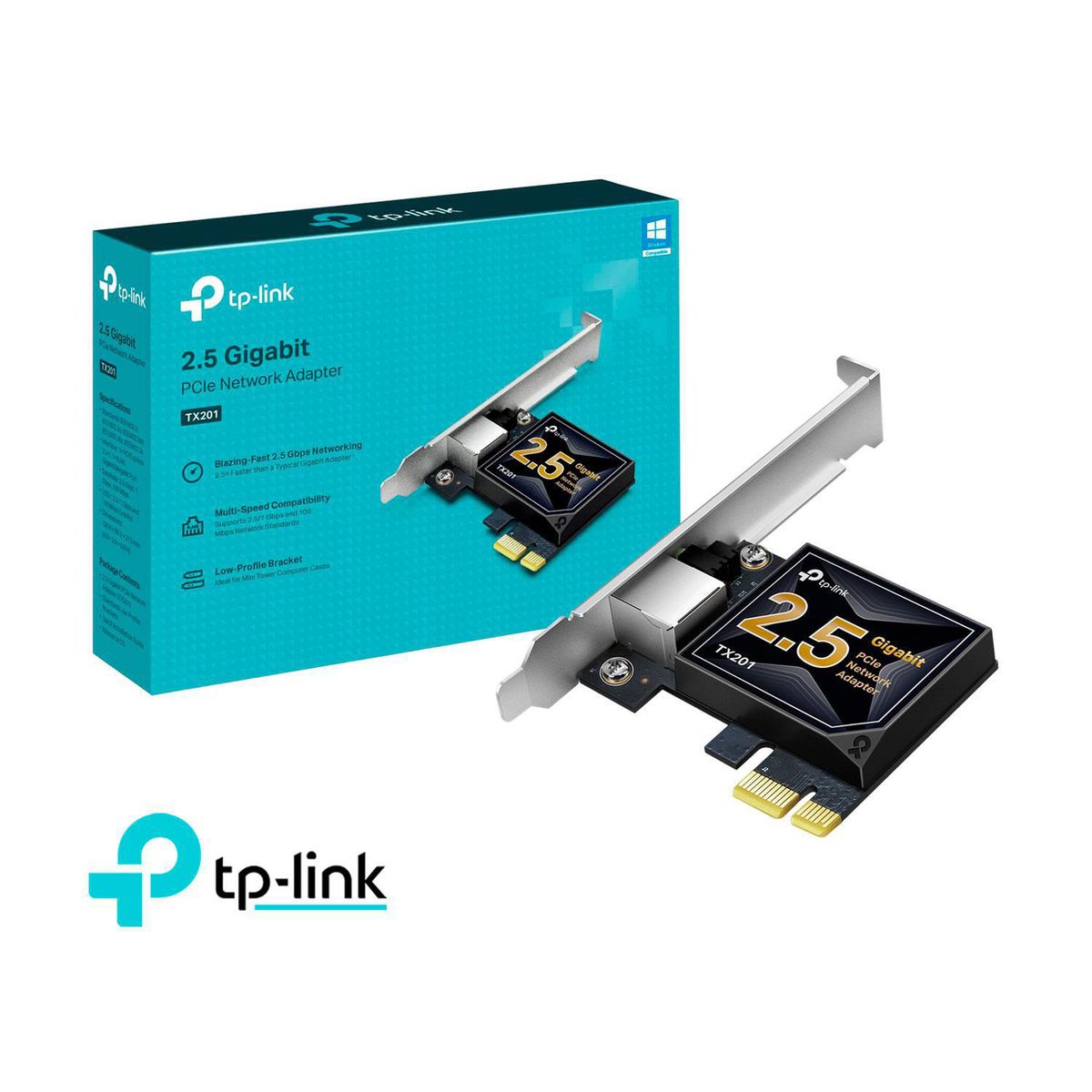 TP LINK - TP-LINK TX201 Adaptador de red PCI Express de 2.5 gigabits