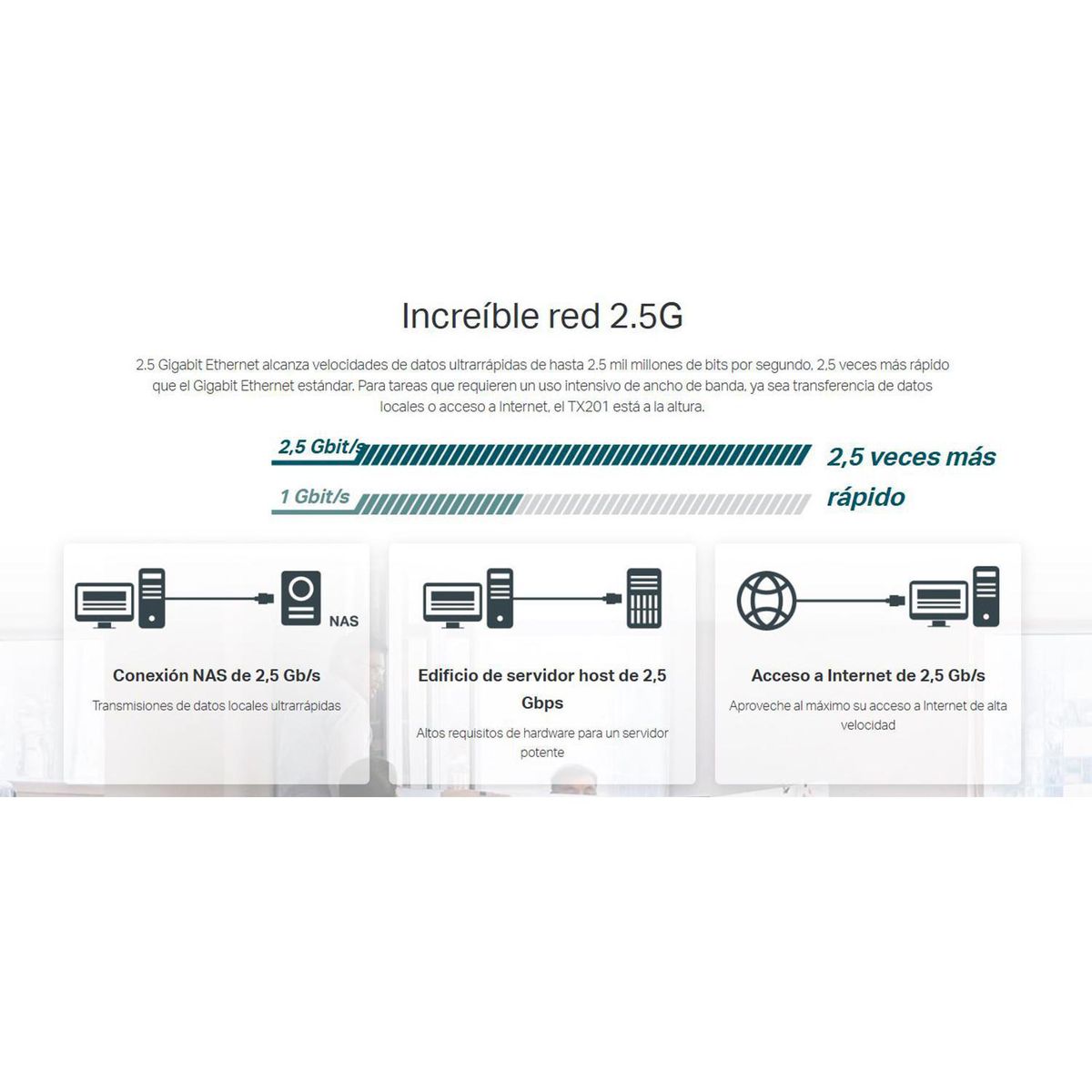 TP LINK - TP-LINK TX201 Adaptador de red PCI Express de 2.5 gigabits
