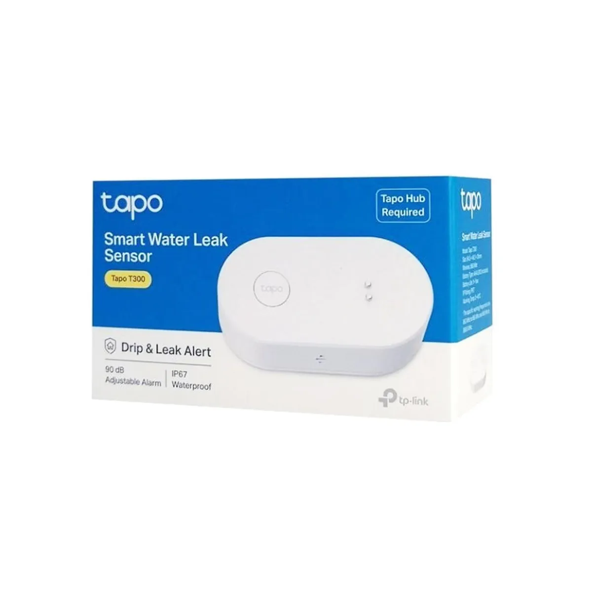 TP LINK - Sensor Inteligente de Fugas de Agua Tapo T300 90dB IP67 TP-119