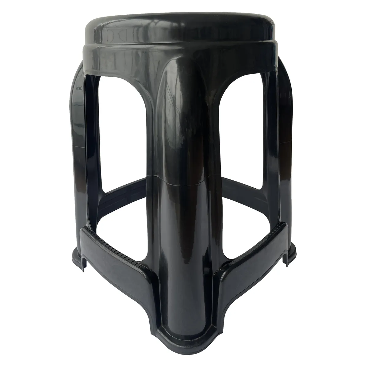 KANTATI - Banco Fortachón Eco Negro 44x35x35cm