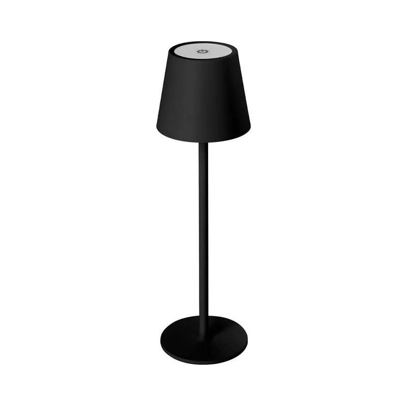 LIGHTECH - Lámpara De Mesa 5W Negra Metal 12 cm