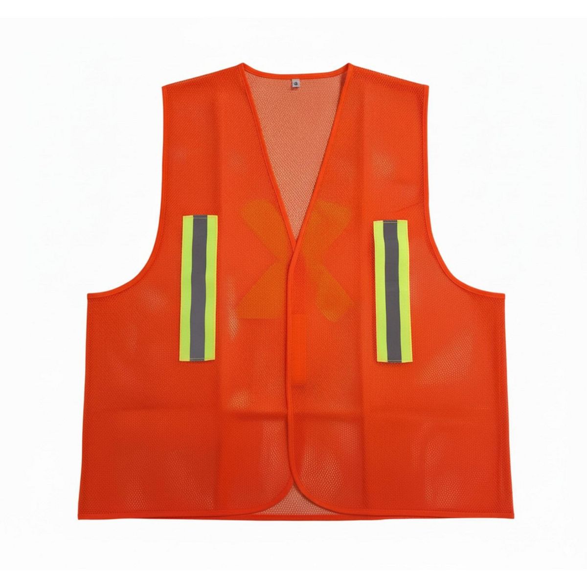  - Chaleco de Seguridad Malla Naranja STR Reflectivo Fosf.