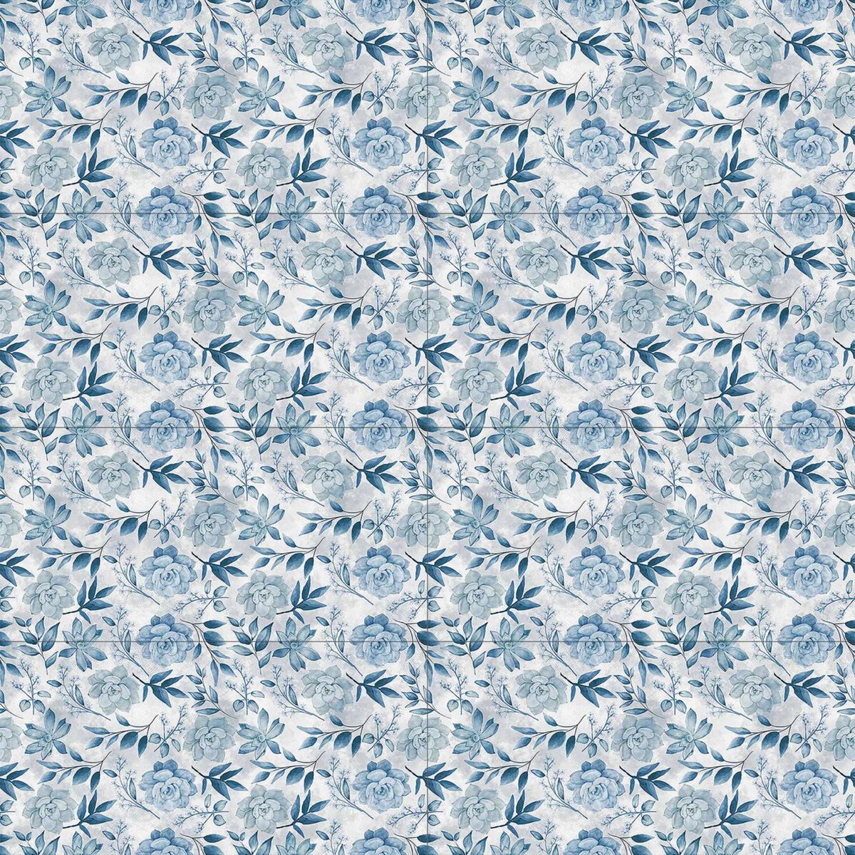 GRAIMAN - Porcelanato Decoradas Blosson Azul 60x120cm 2.88m2 