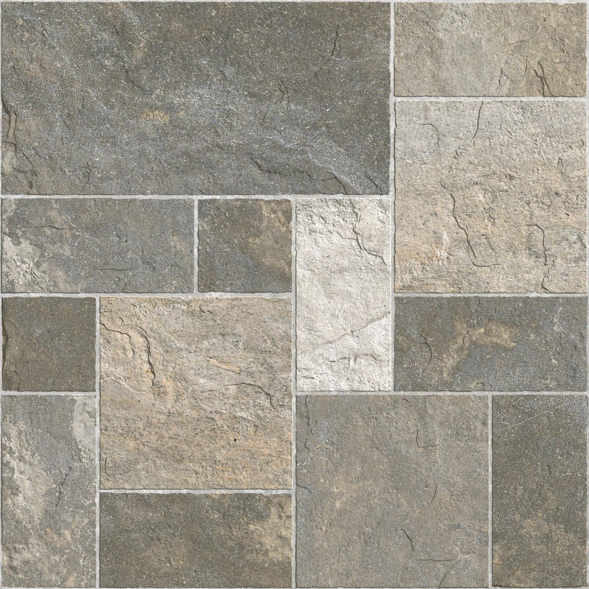 CELIMA - Porcelanato Rústicas Stone Gris 60x60cm 1.44m2