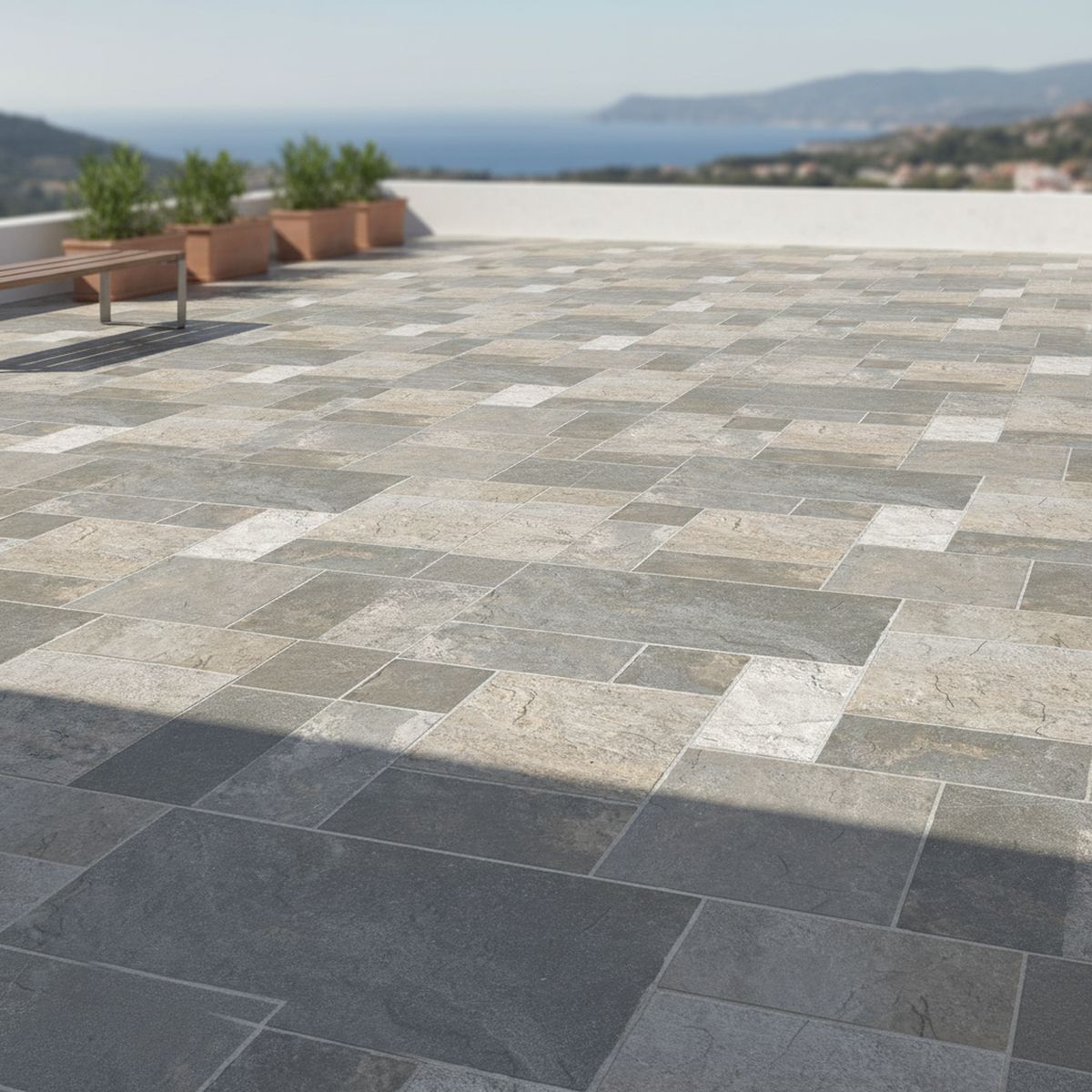 CELIMA - Porcelanato Rústicas Stone Gris 60x60cm 1.44m2