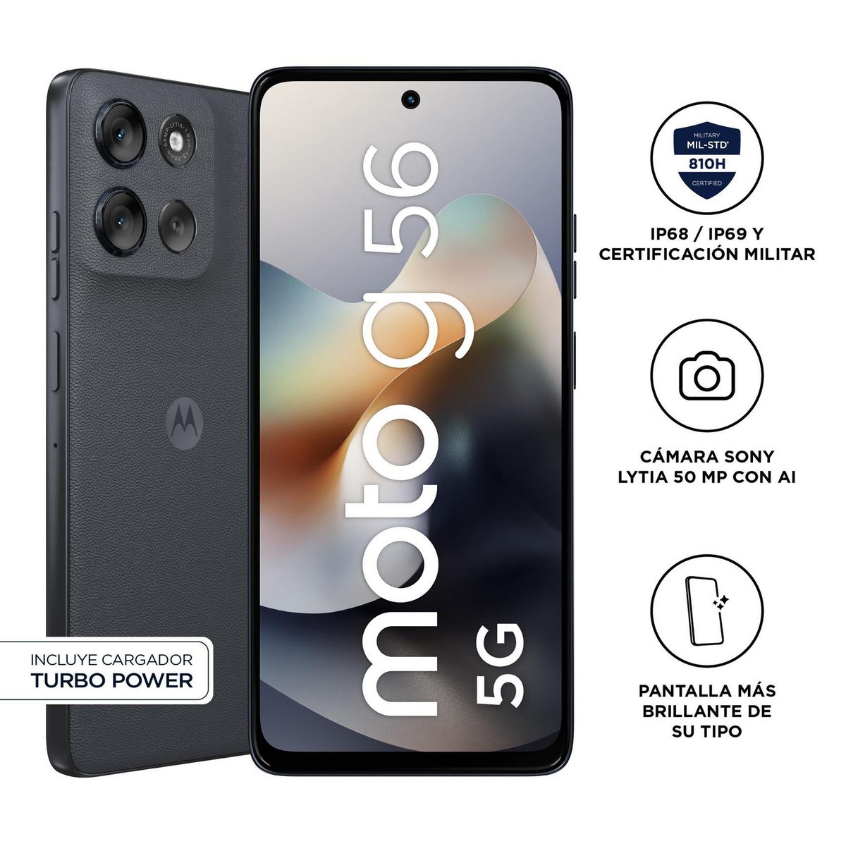 MOTOROLA - Motorola G56 5G 256 GB Azul Marino