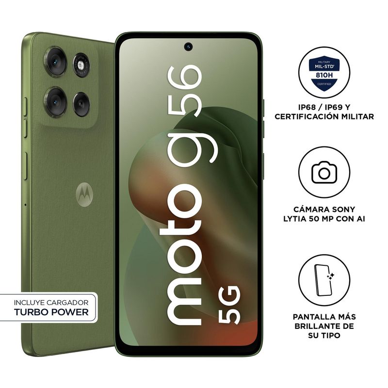 MOTOROLA - Motorola G56 8+256GB Verde