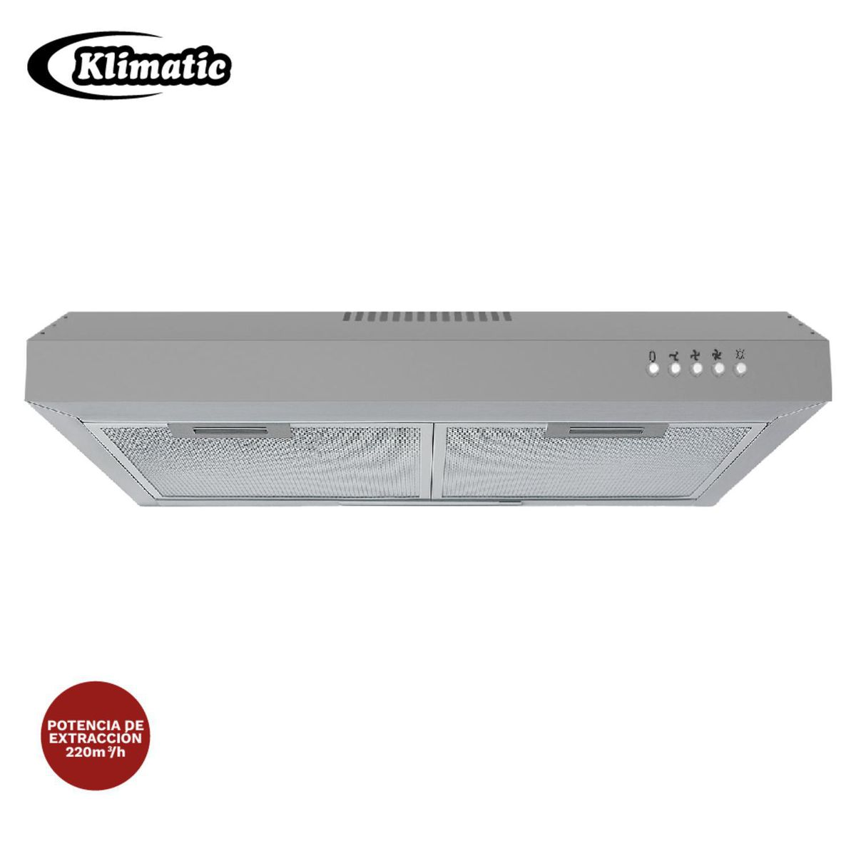 KLIMATIC - Campana Extractora Convencional 60cm Vento Inox