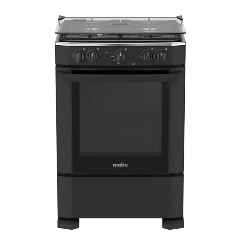 MABE - Cocina a Gas 4 Platos Negro CMP6010FN0