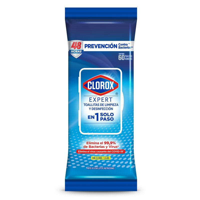CLOROX - Wipes Clorox Flowpack 60 Unidades