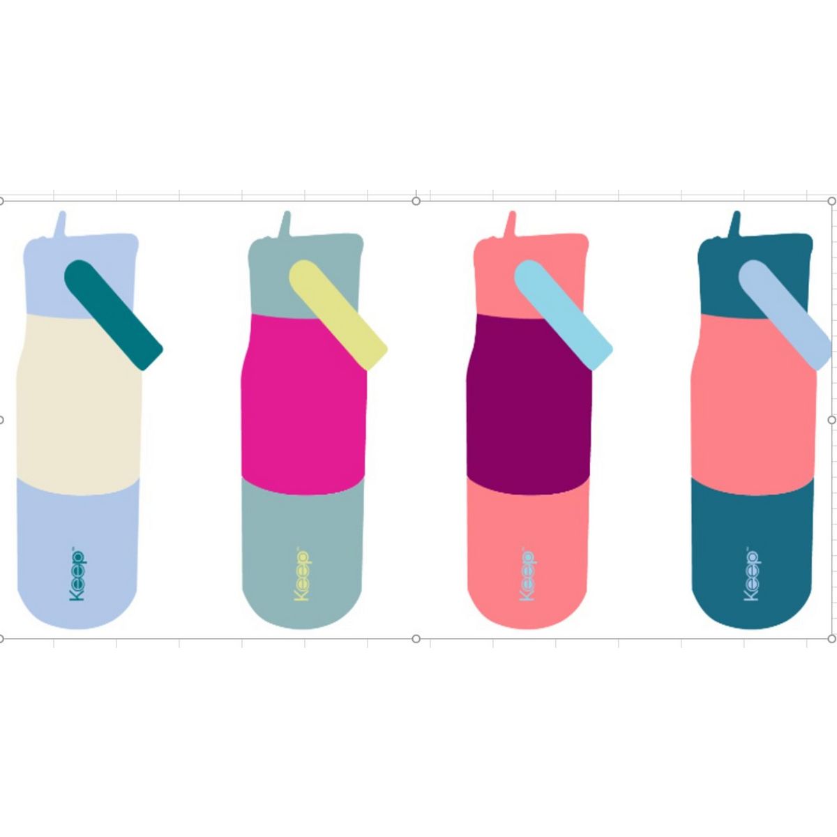 Botella Aislada Color 700 ml Flask Keep., marca KEEP - Foto Principal