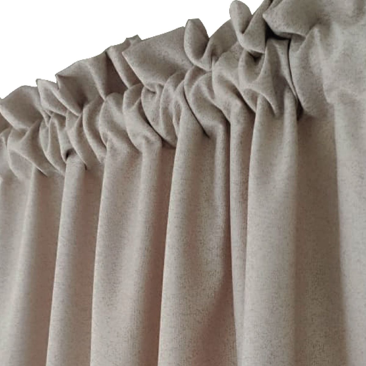 DECORACIONES LEON - Cortina Recogida Galica Jacquard 1.40x2.30 cm Taupe