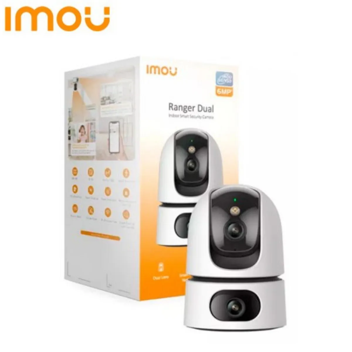 IMOU - Cámara Wi-Fi Ranger Dual 6mp
