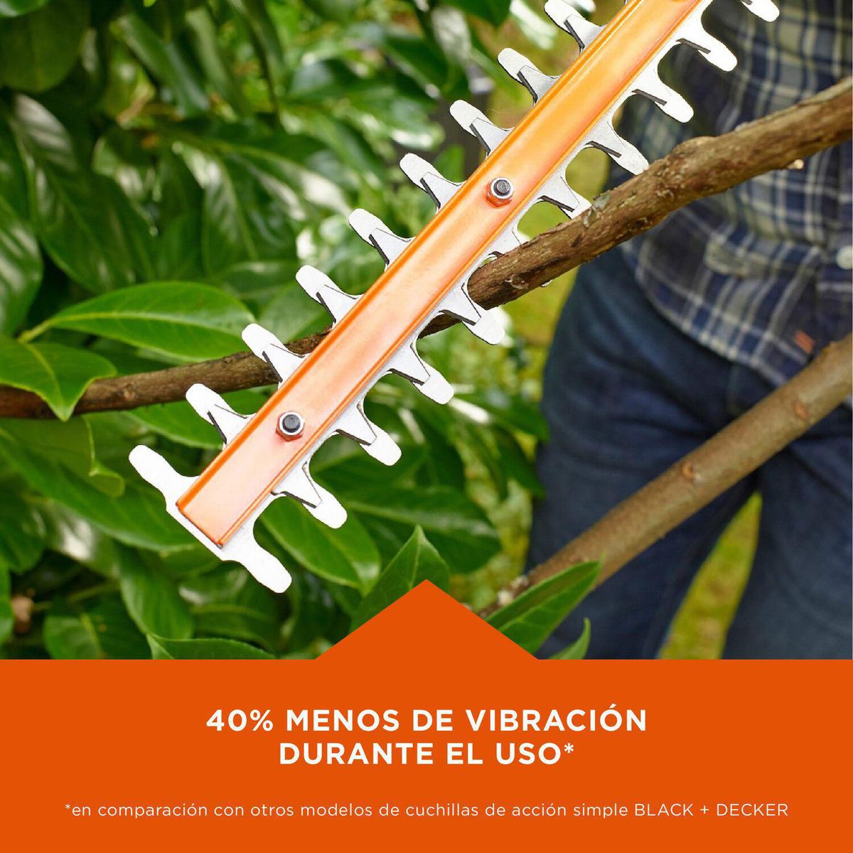 BLACK+DECKER - Cortacerco Elétrico Black + Decker Beht201k 46cm 420w