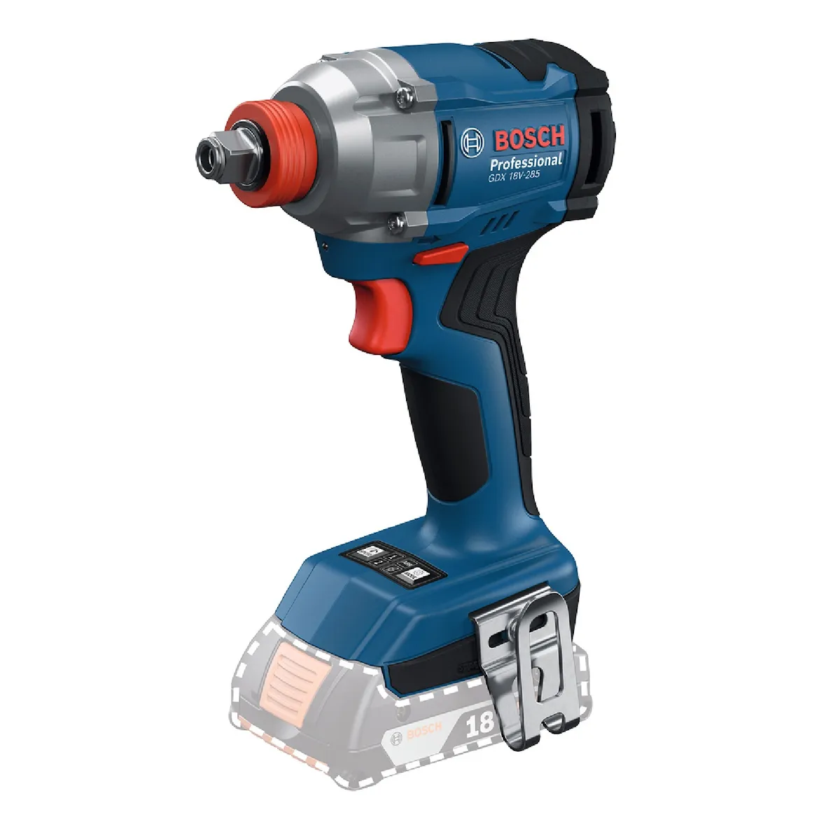 BOSCH - Atornillador/Llave de Impacto Inalámbrica GDX 18V 285