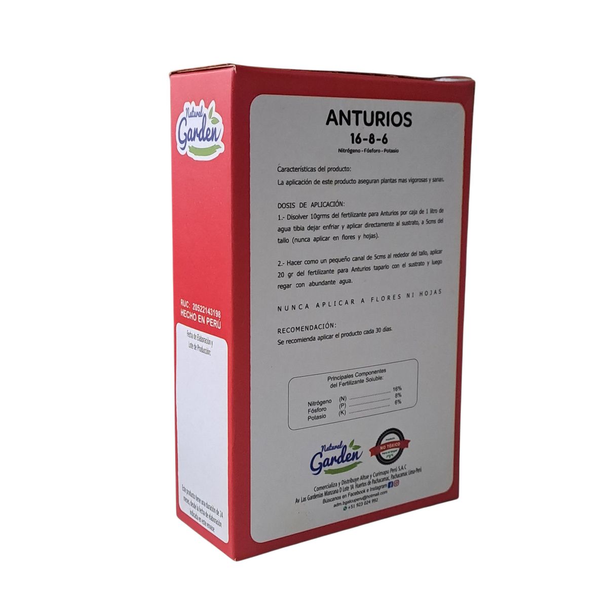 Fertilizante Específico Para Anturios 200 gr, marca BEST GARDEN - Foto 2