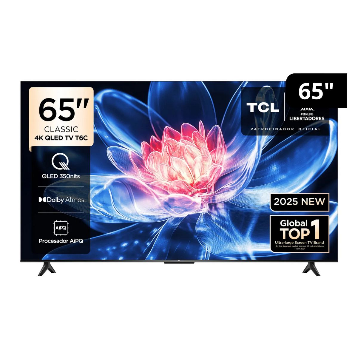 TCL - Televisor Smart TV TCL 65" 4K QLED Google TV 65T6C