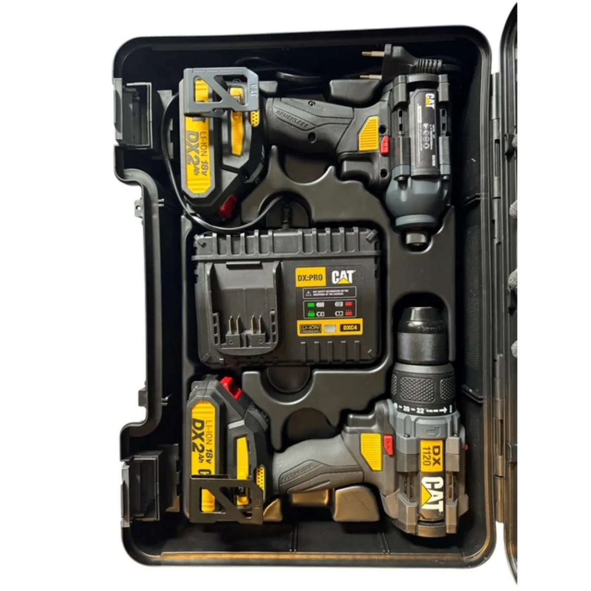 CAT - Taladro 18V + Atornillador DXK201 Dewalt