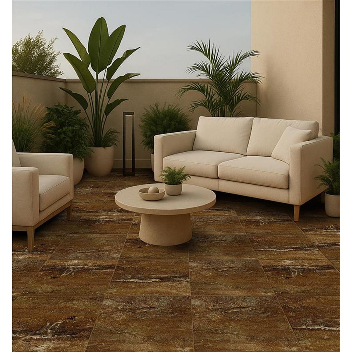 SAN LORENZO -  x Marmoladas RAVENA Oxido, café 2.29 m2 