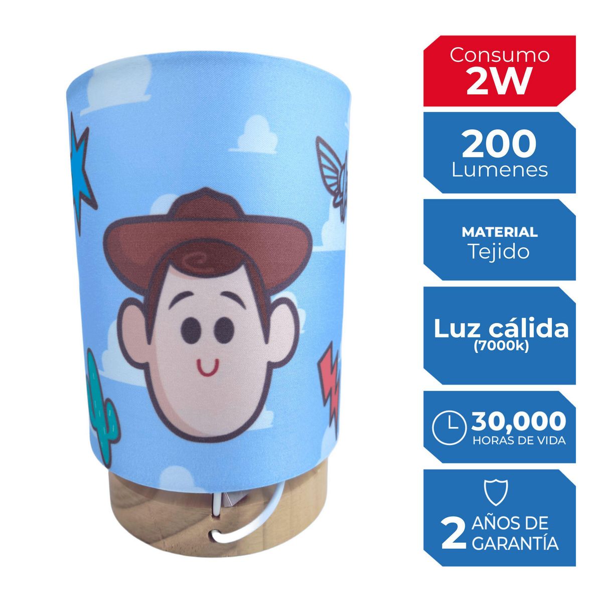 ILUMA - Lámpara De Mesa Toy Story Friends 10.8x16.5 Cm