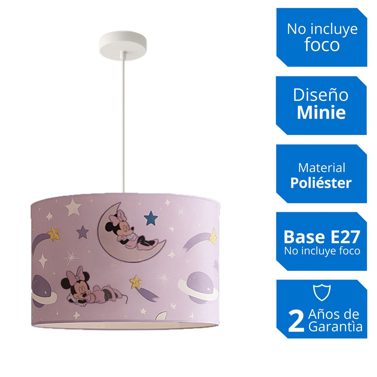 ILUMA - Lámpara Colgante Minnie Luna