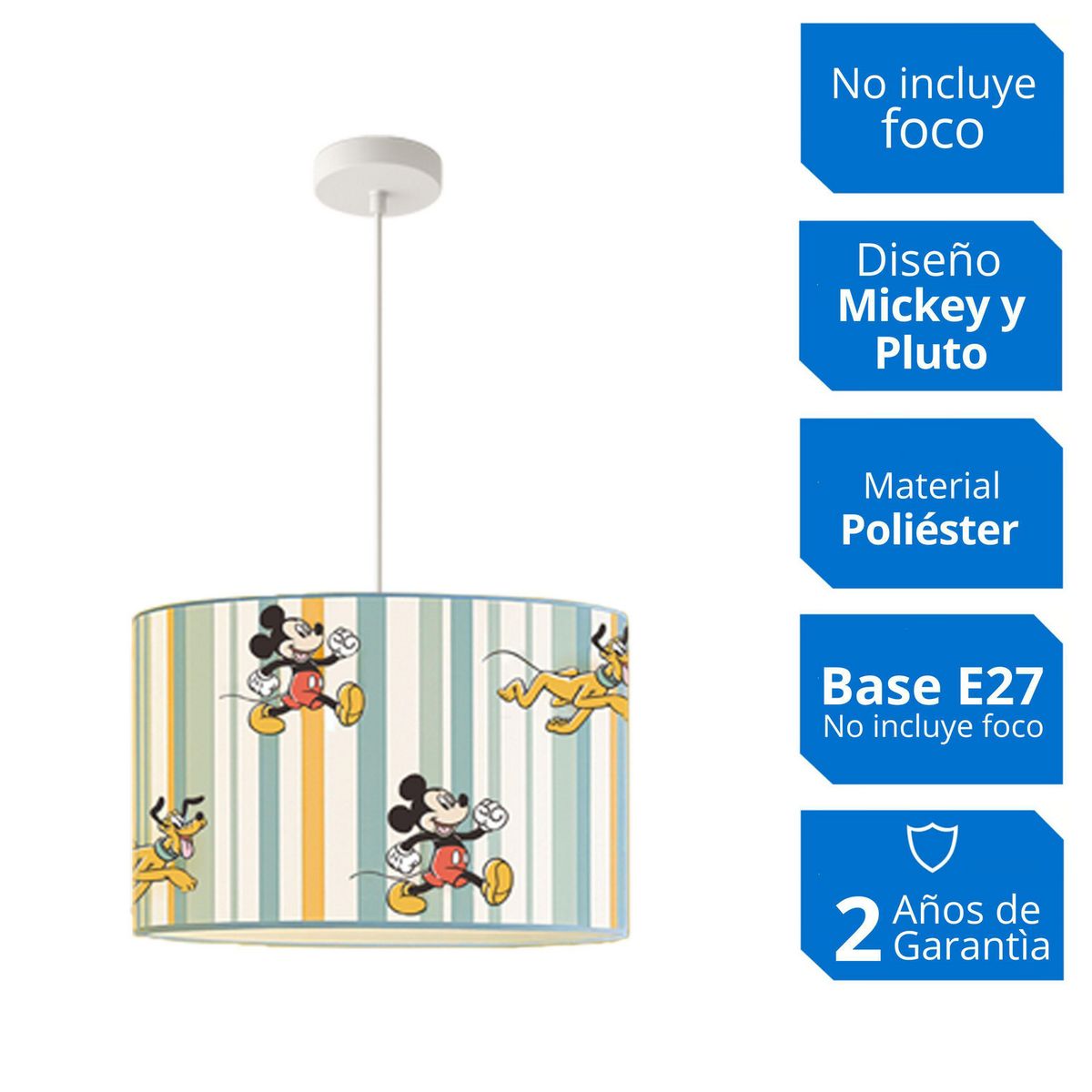 ILUMA - Lámpara Colgante Mickey Colors