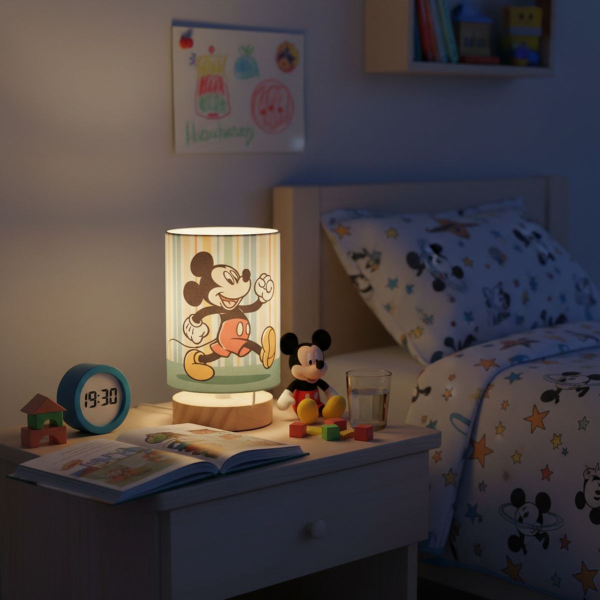 ILUMA - Lámpara De Mesa Mickey Y Pluto 10.8x16.5 Cm