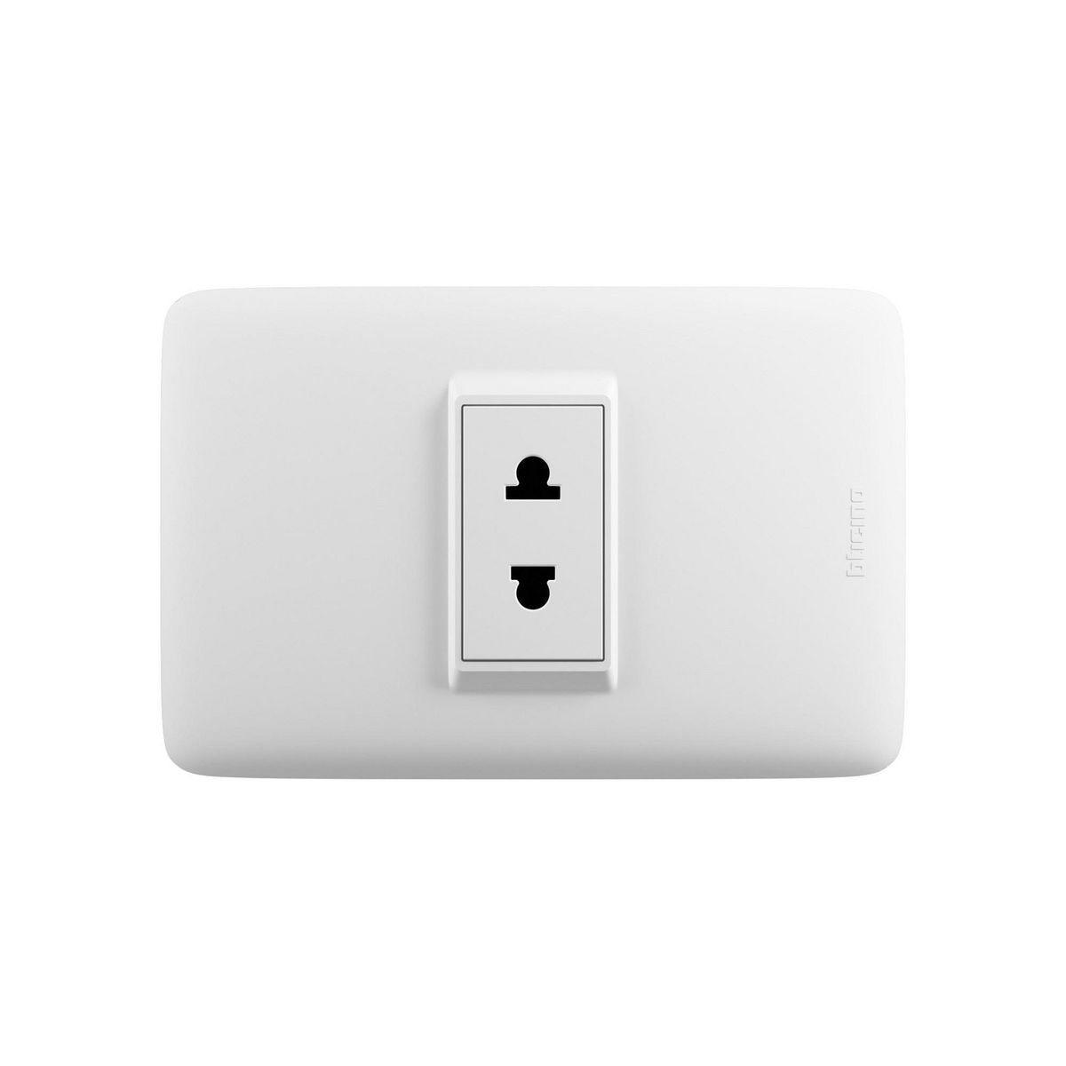 BTICINO - Tomacorriente Universal 16A Doméstico Placa Blanco