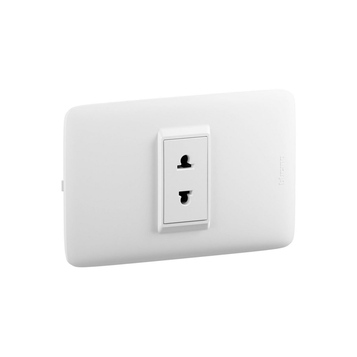 BTICINO - Tomacorriente Universal 16A Doméstico Placa Blanco