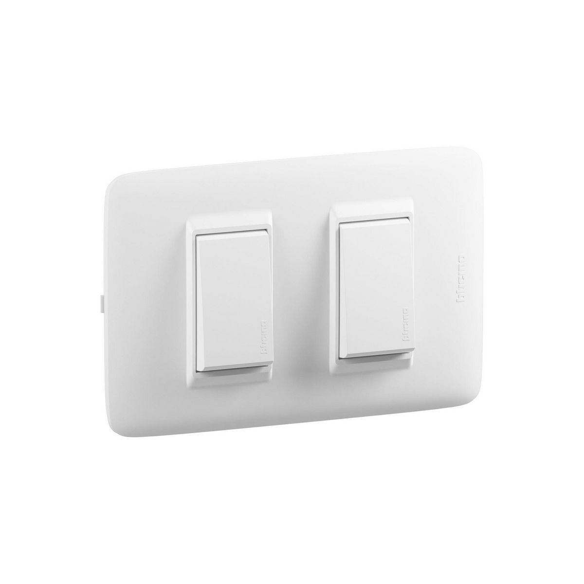 BTICINO - Interruptor Unipolar 2 10A 250V Doméstico Placa Blanco