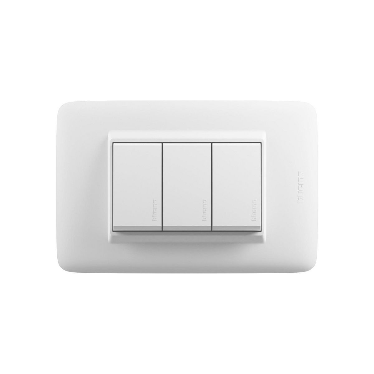 BTICINO - Interruptor 3 Vías Triple 10A Doméstico Placa Blanco