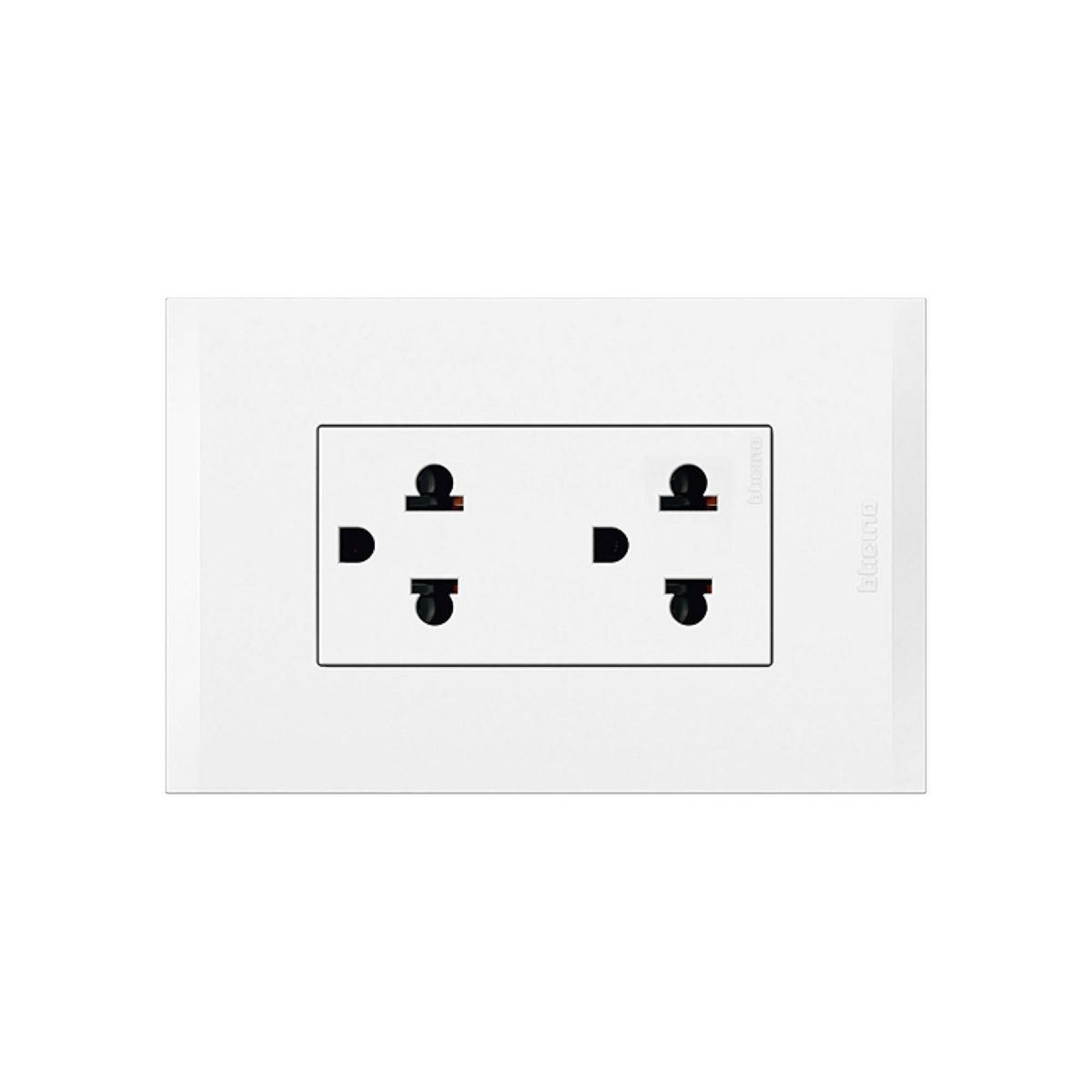 GENERICO - Pack 5 Tomacorrientes Doble P/T Modus 4 + 1 Tomacorriente Combinado ( 2 USB + 2 P/T).