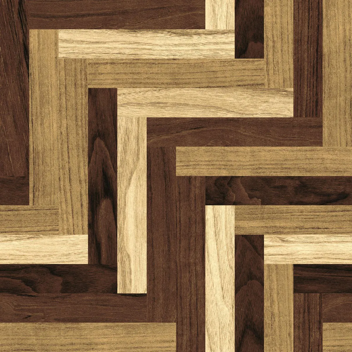 SAN LORENZO - Piso Cerámico 45x45 Cm Parquet Scaloni Mix 2.29 m²
